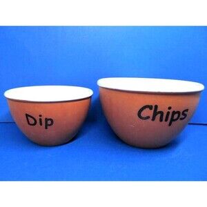 Val Do Sol Portugal Nesting Bowls Set of 2 Chips & Dip